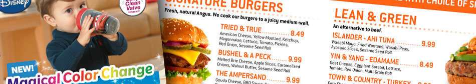 POP Sign and Menu Board